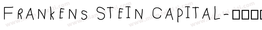 Frankens Stein Capital字体转换
